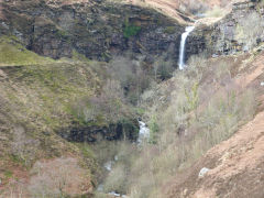 
Tramway and water tank at Blaenrhondda, February 2012